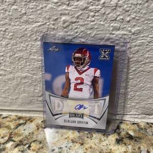 Olaijah Griffin 2021 Leaf Draft X Auto Autograph Rookie RC USC Bills